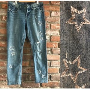 Lucky Brand Stella Skinny Silver Star Jeans